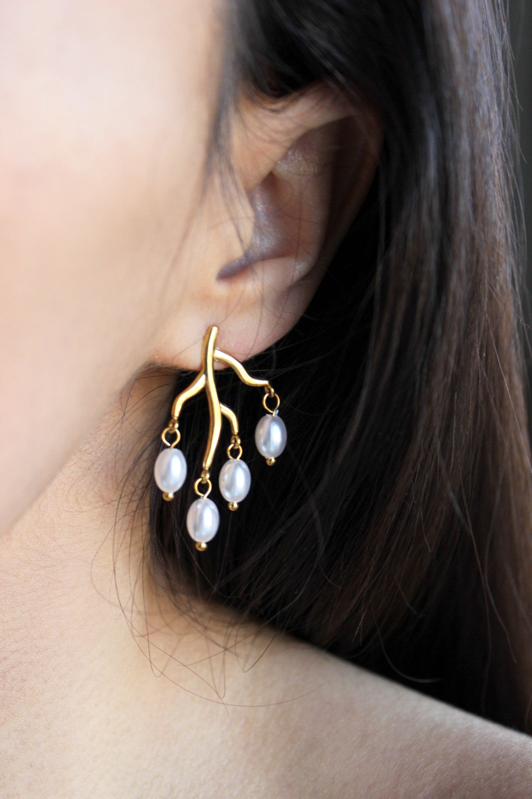 Brincos Pérolas | Dourado