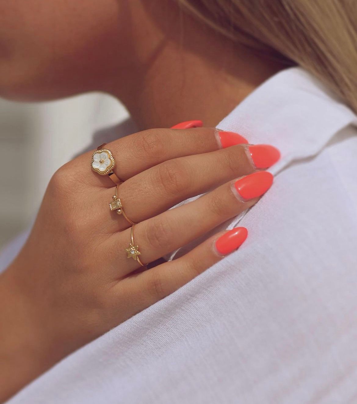 Anel Flor | Dourado