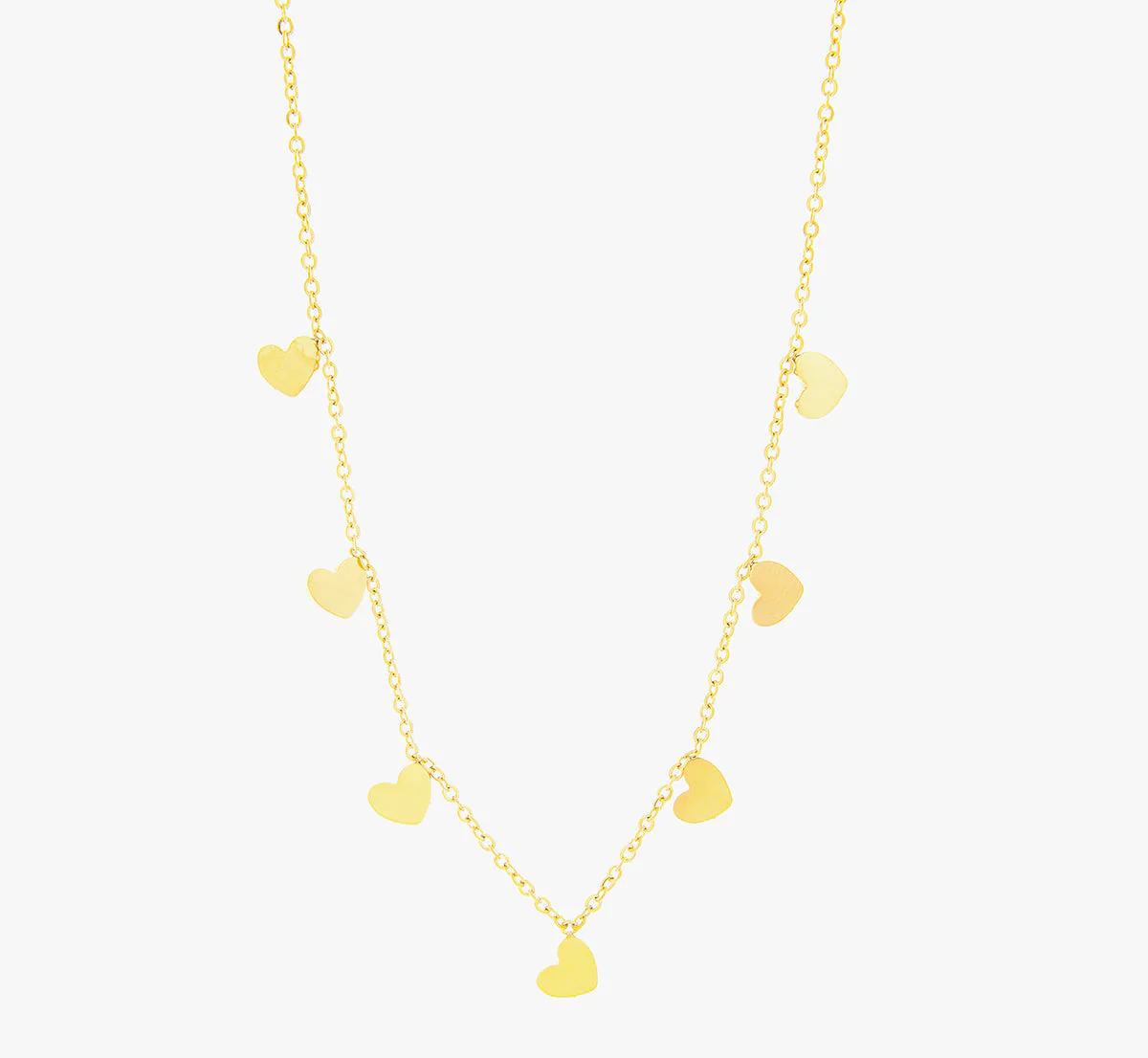 Colar Corações | Dourado