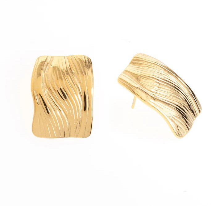 Brincos Retângulo | Dourado