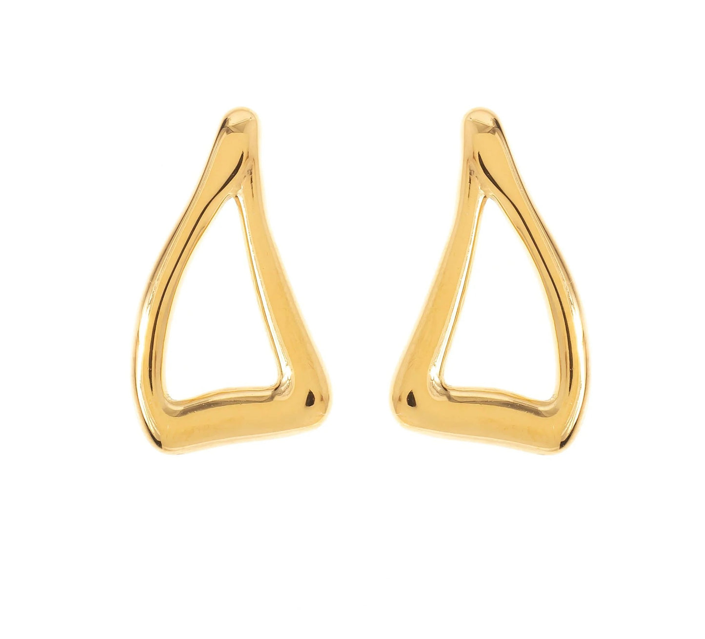 Brincos Triângulo | Dourado