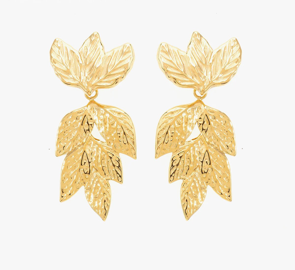 Brincos Folhas | Dourado