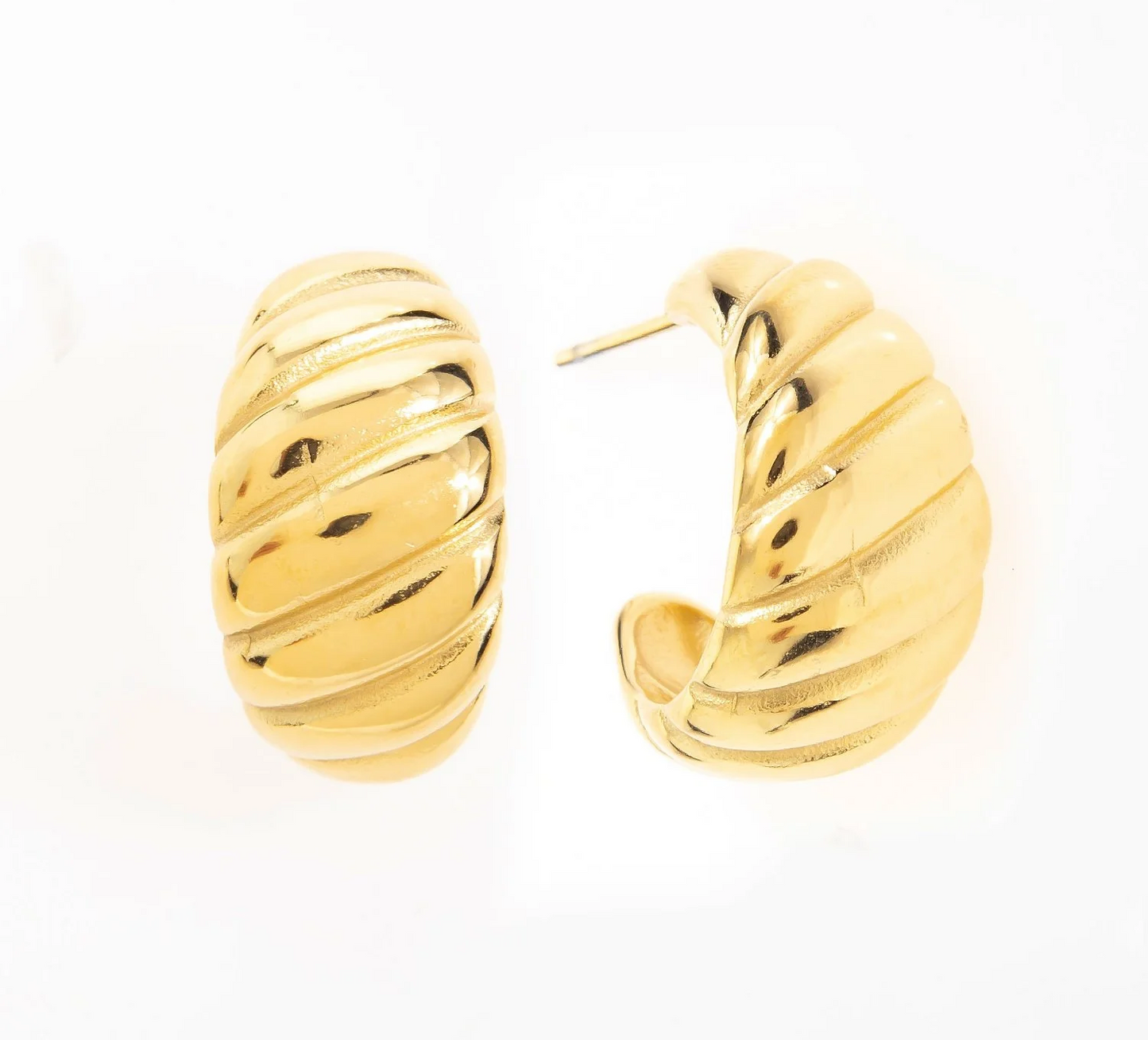 Argola Relevo | Dourado