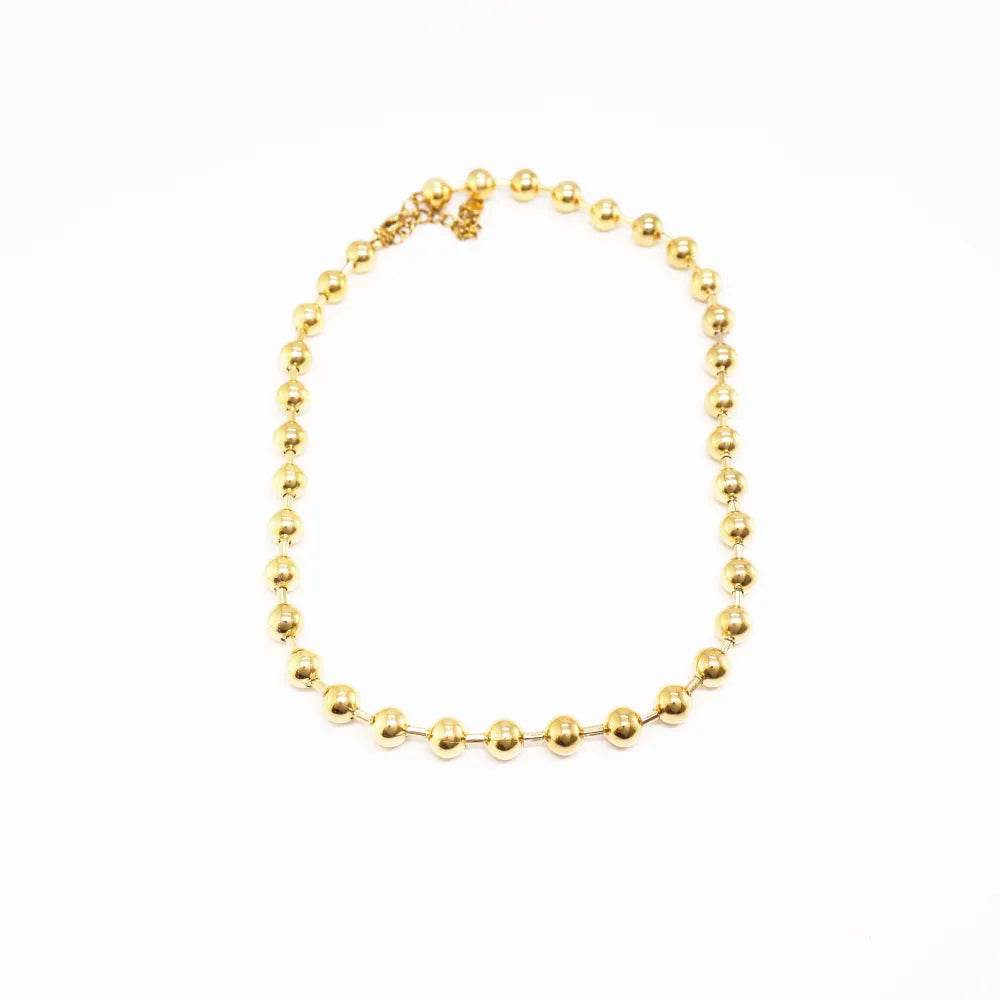 Colar Bolas | Dourado