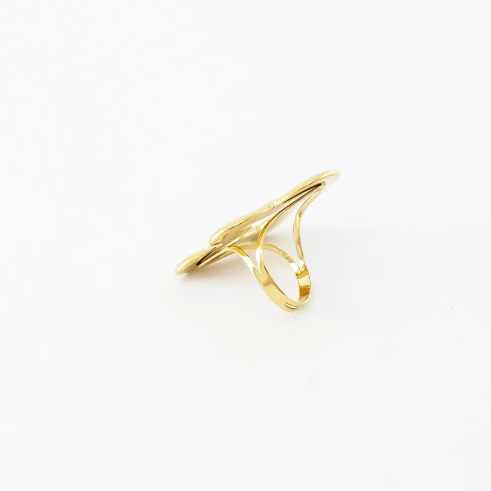 Anel Irregular | Dourado
