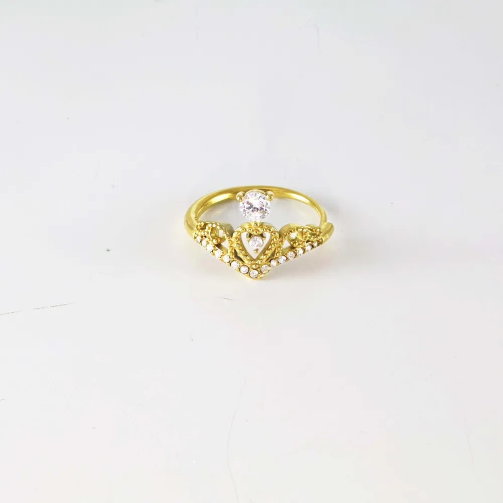 Anel Coroa | Dourado