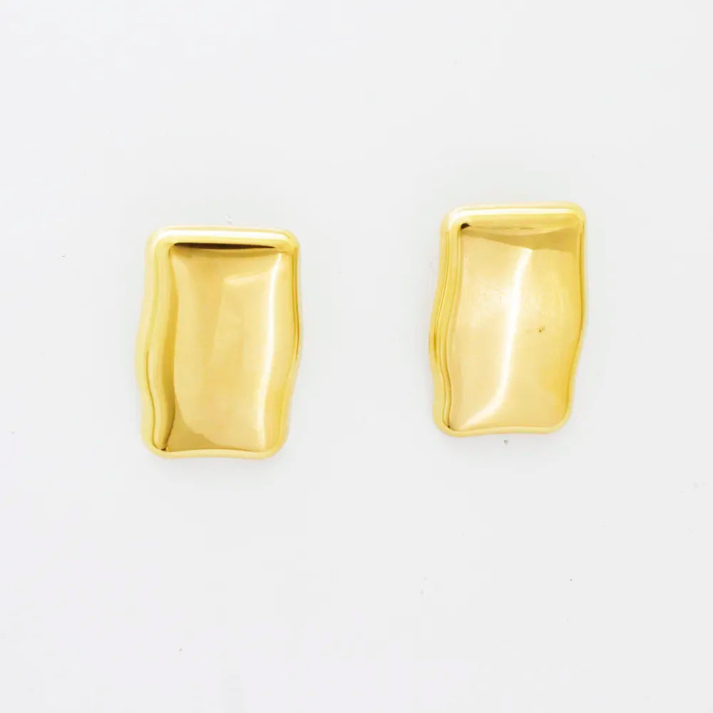 Brincos Retângulo | Dourado
