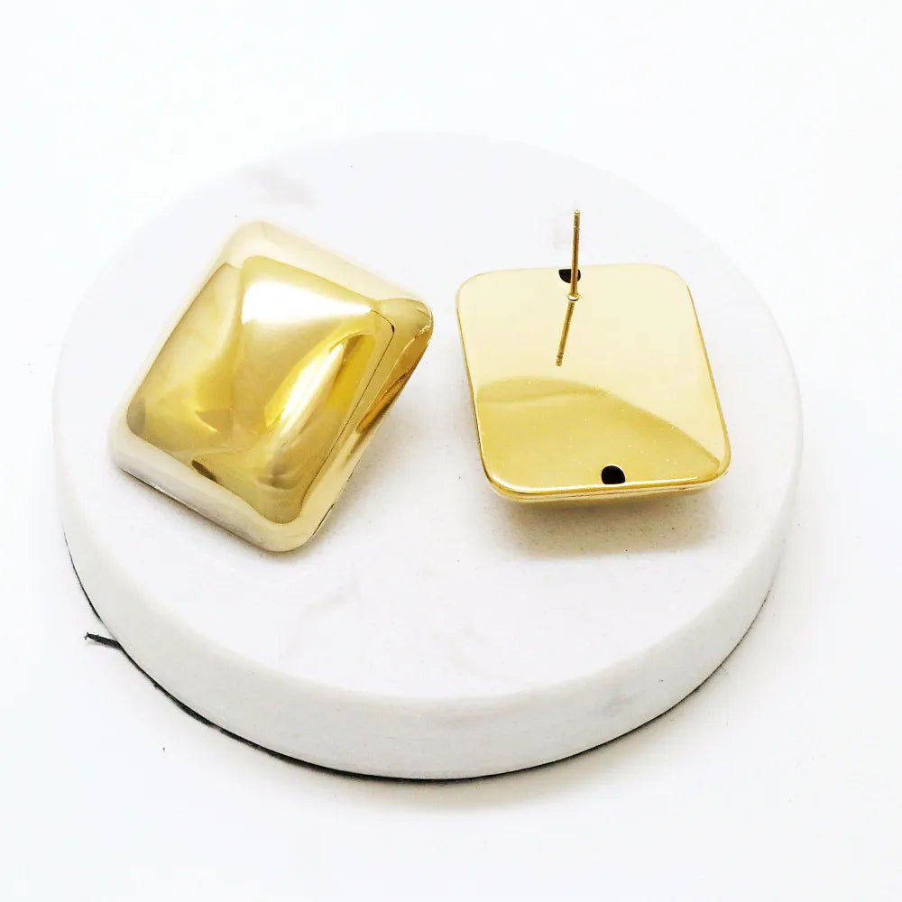 Brincos Retangulares | Dourado