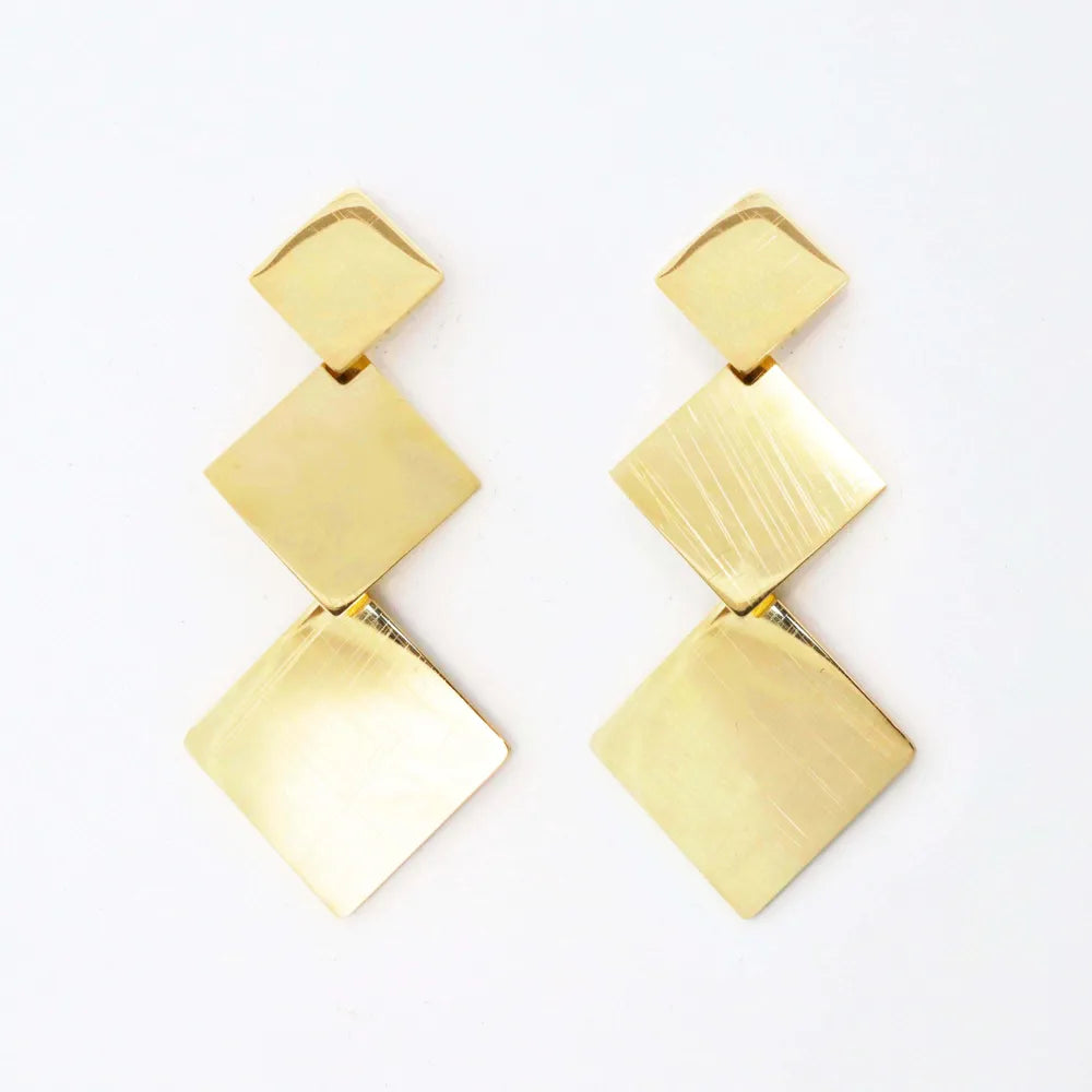 Brincos Medalhas | Dourado