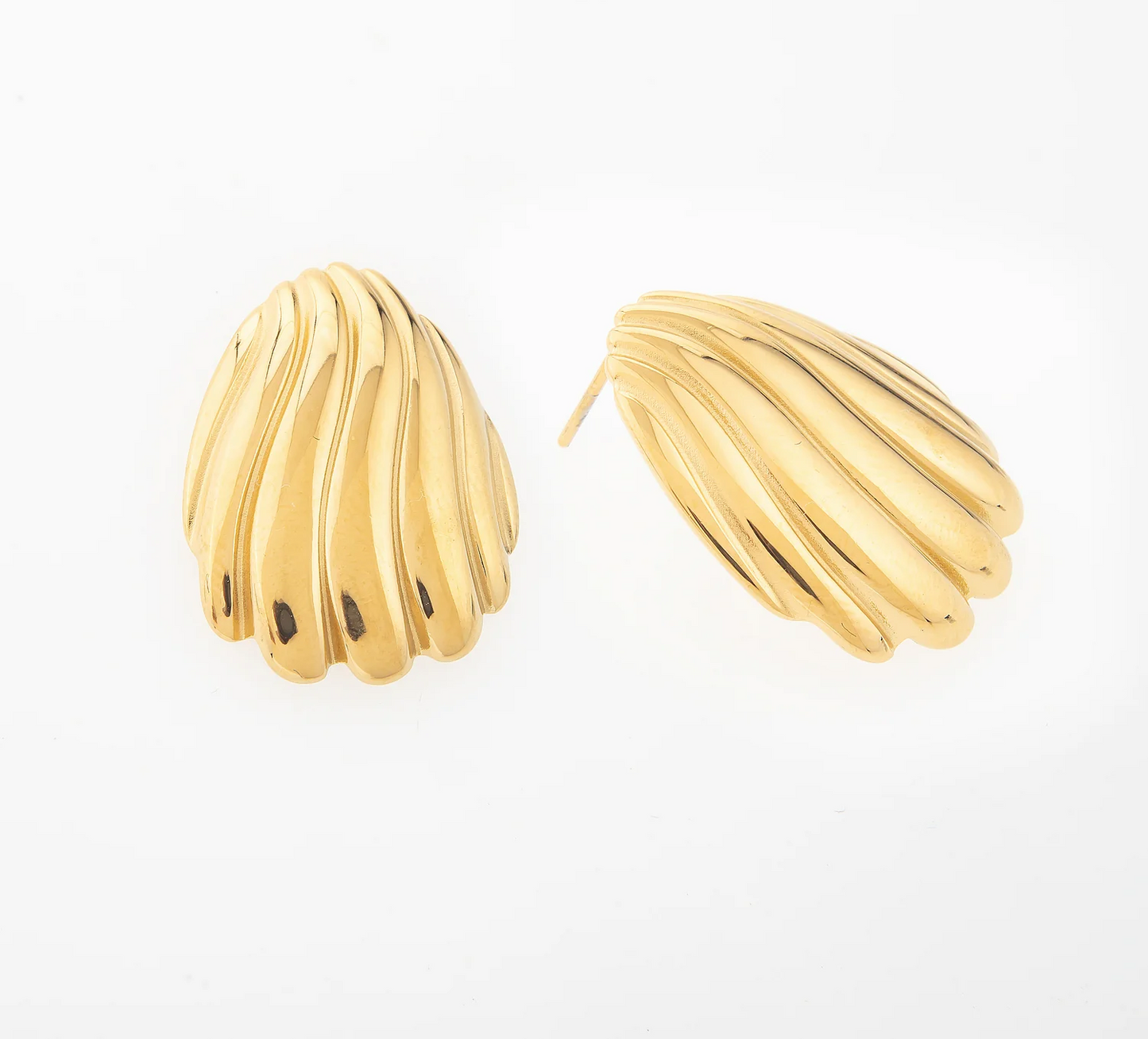 Brincos Concha | Dourado