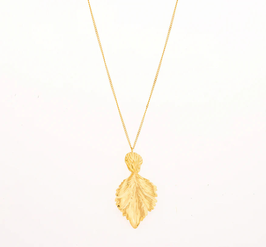 Colar Folha | Dourado