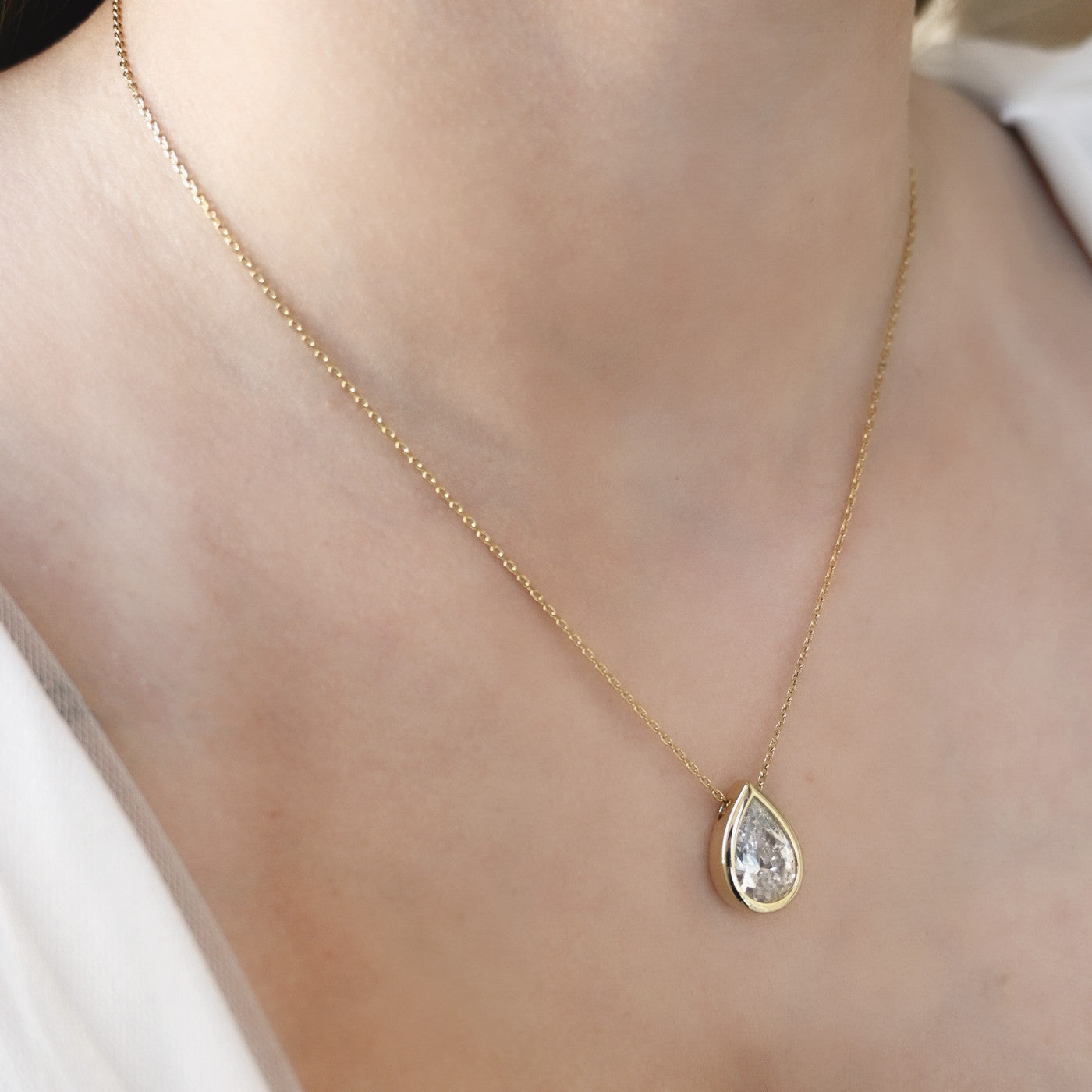 Colar Pedra | Dourado