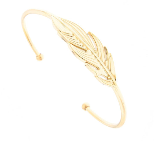 Pulseira Pena | Dourado