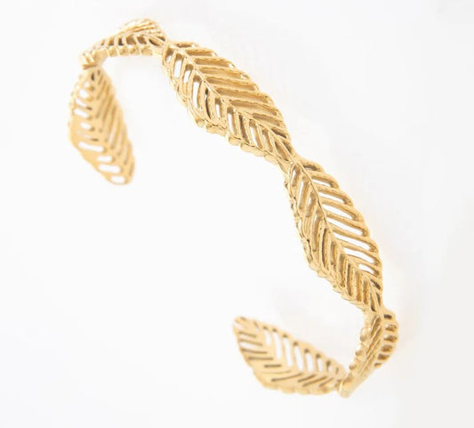 Pulseira Folhas | Dourado