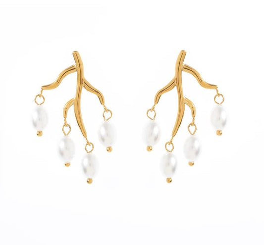 Brincos Pérolas | Dourado