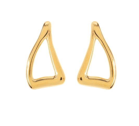Brincos Triângulo | Dourado