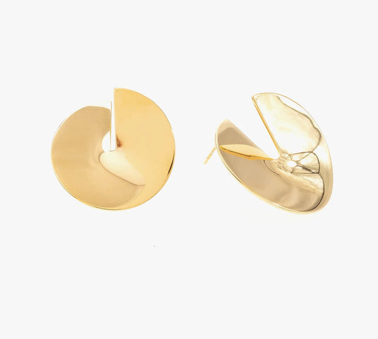 Brincos Medalha | Dourado