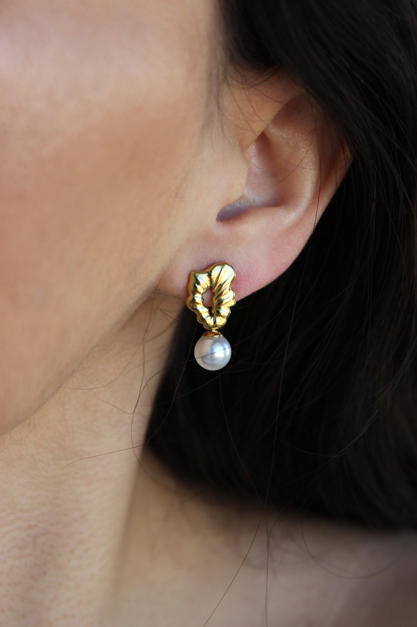 Brincos Pérola | Dourado