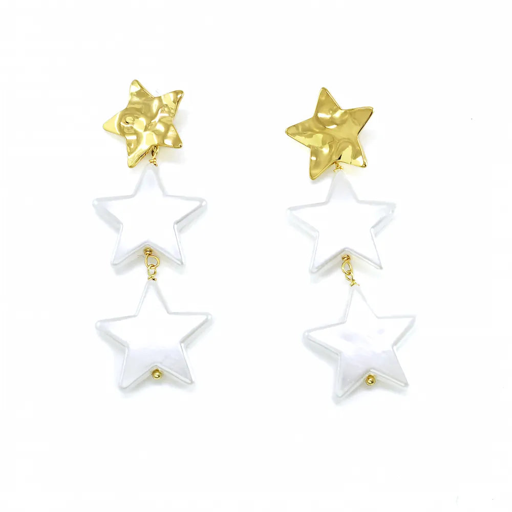 Brincos Estrelas | Dourado