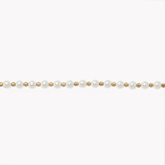 Pulseira Pérolas | Dourado