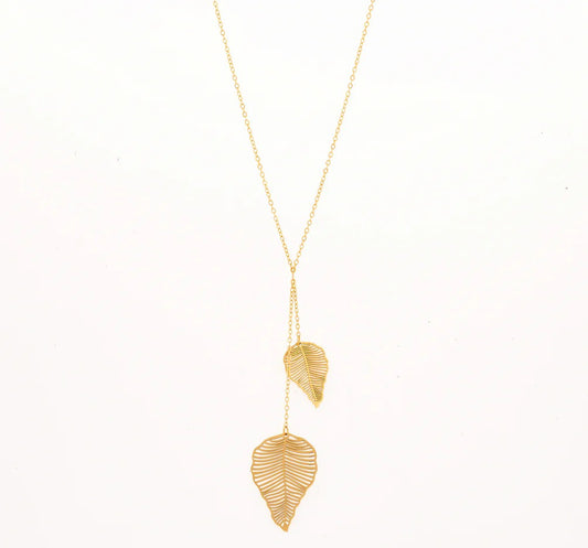 Colar Folhas | Dourado