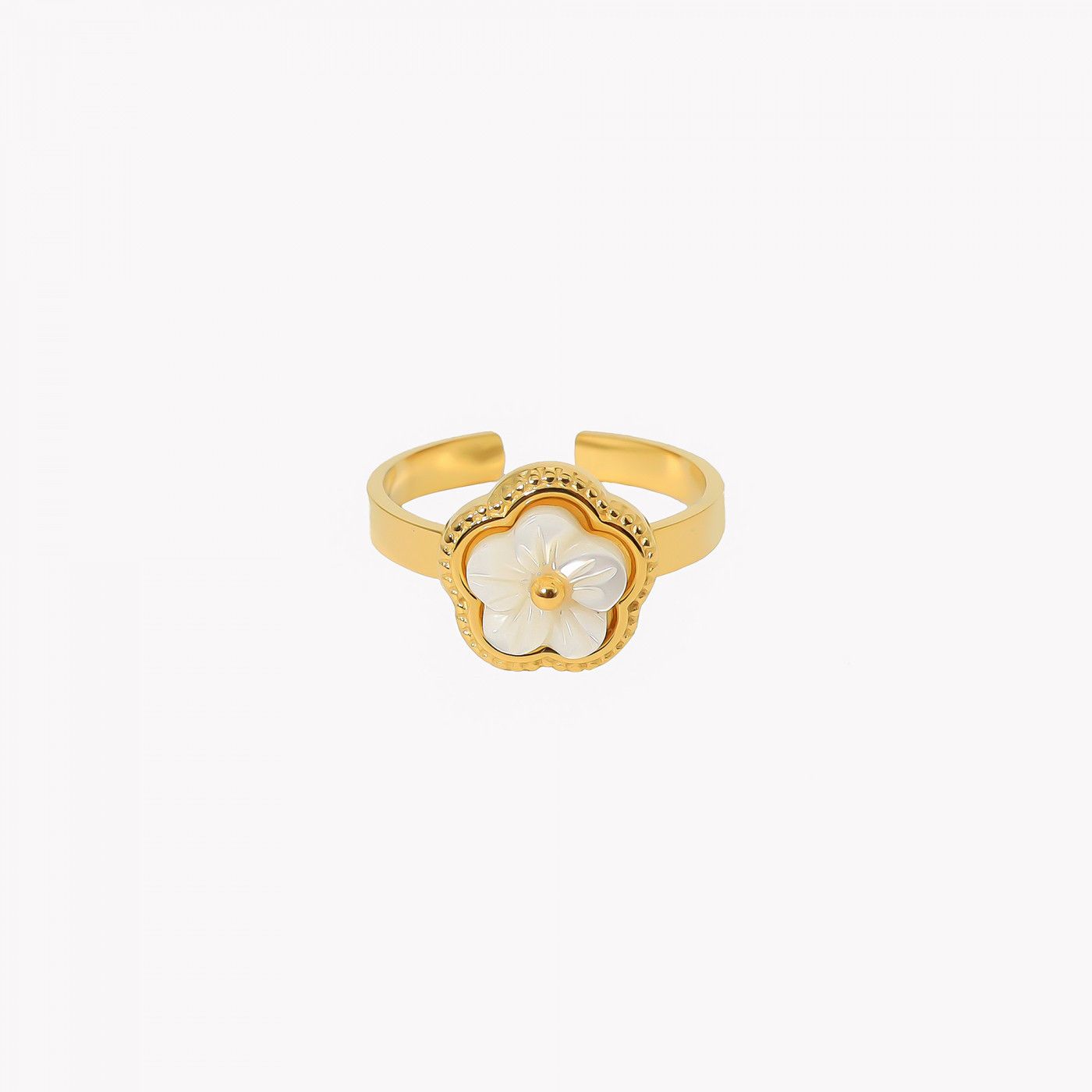 Anel Flor | Dourado