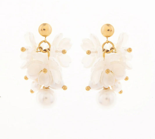 Brincos Flores | Dourado