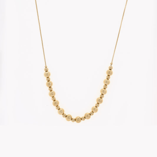 Colar Bolas | Dourado